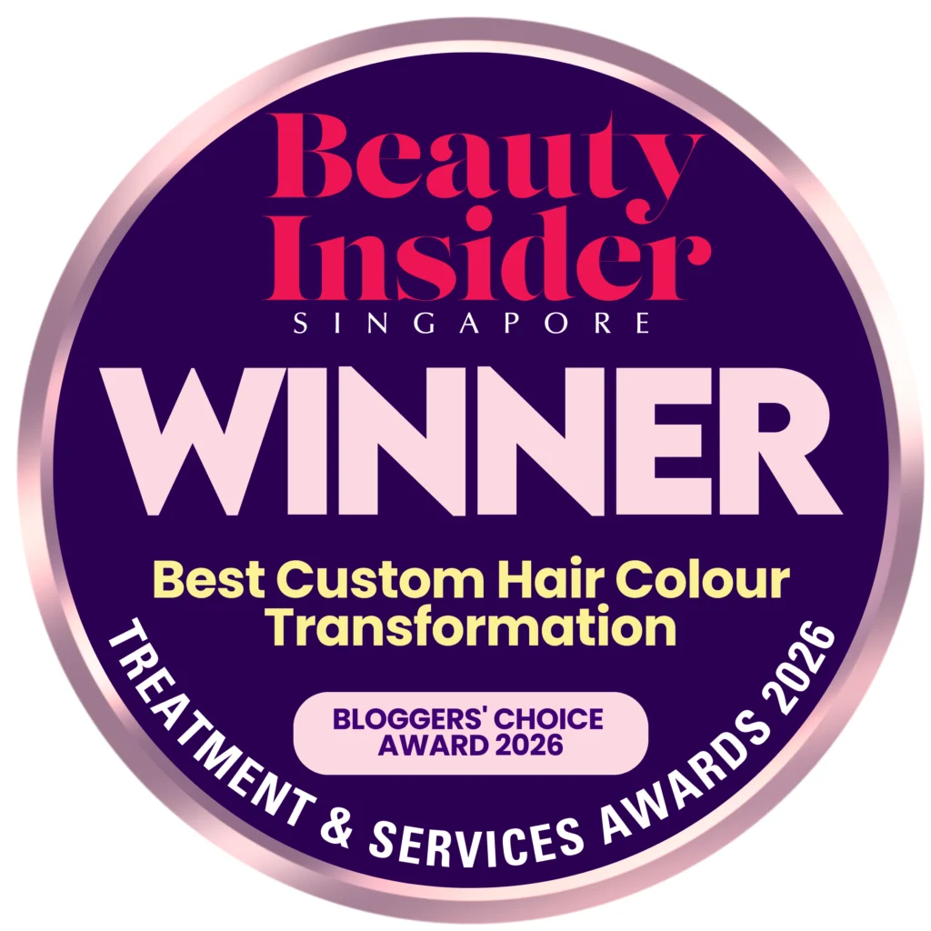 Winner Badge 2026 - Best Hair Colouring - Black Hair Salon